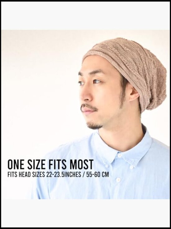 100% Cotton Slouchy Beanie Lightweight Summer Hat Unisex  display picture 1